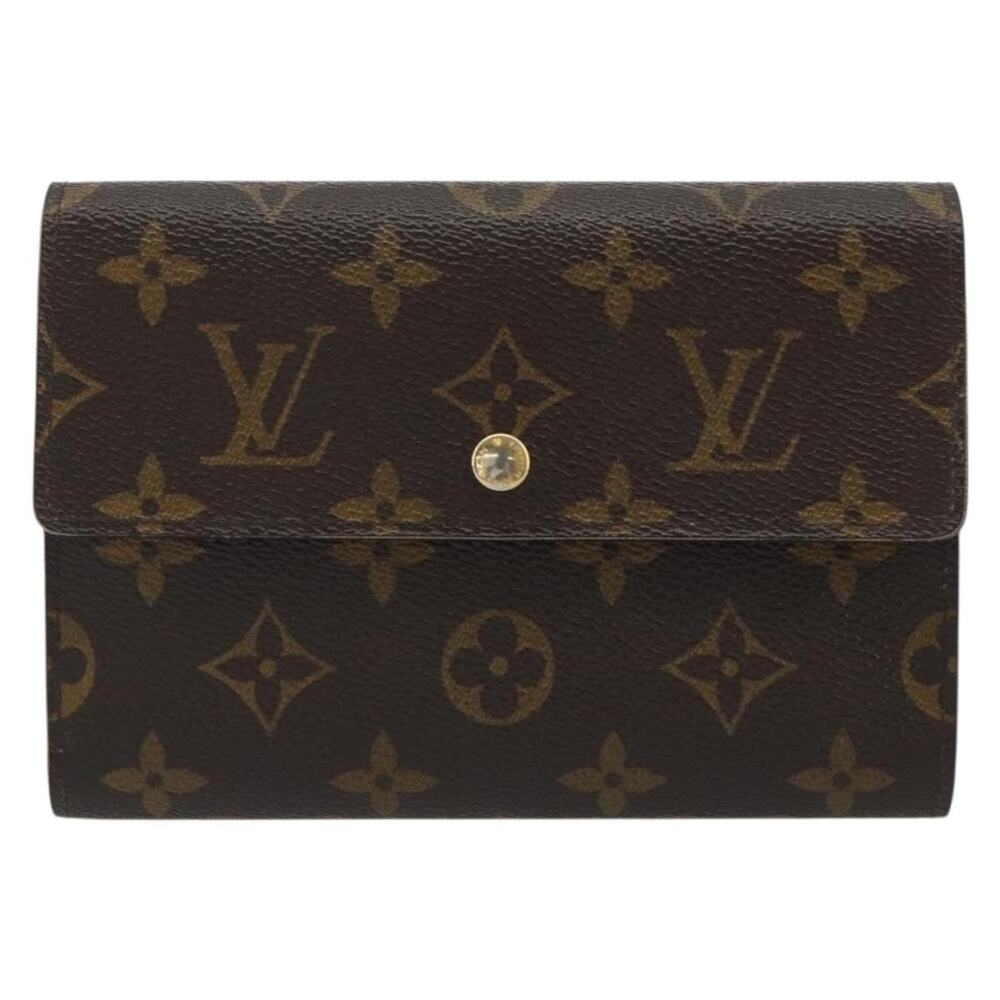 Louis Vuitton Monogram Porte Tresoretui Papie Wallet Brown